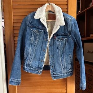 Levi's Blue Denim Jacket with Red Tag